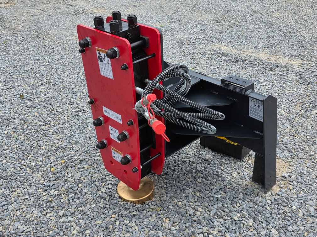 Unused 2026 Raytree Post Pounder Model RMPP680 - Skid Steer Quick Attach
