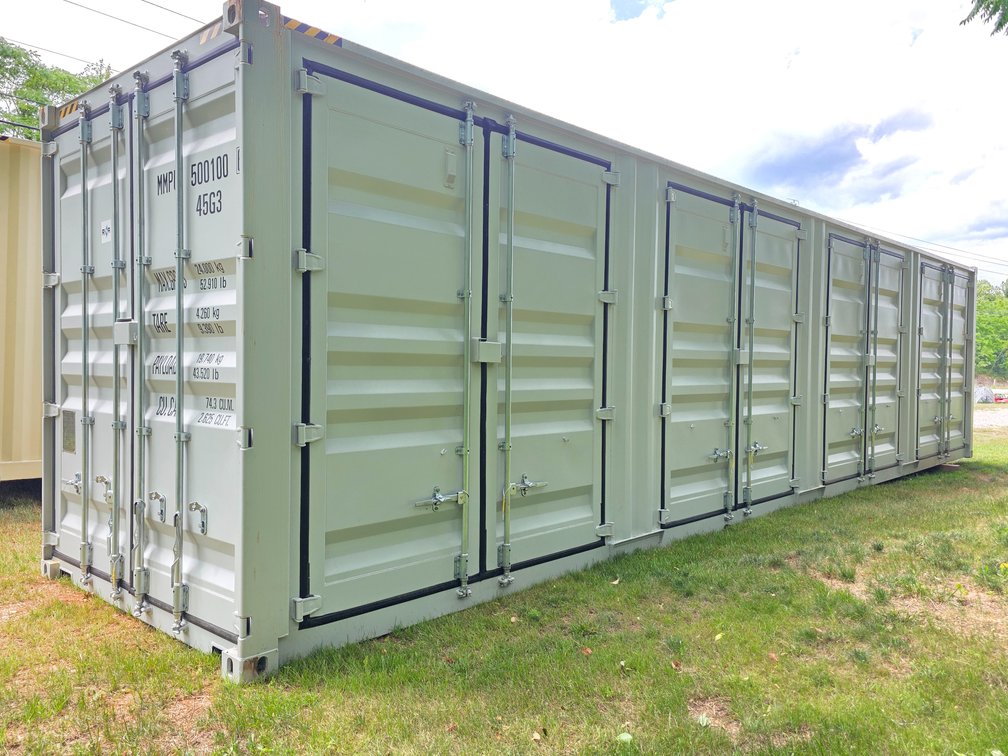 40' Container (One Trip) High Cube w/ 4 Sets of Side Doors - MMPU5001006 - Delivery Options Available