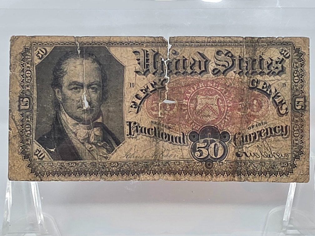 Series of 1875 US 50-Cent Fractional Currency Note