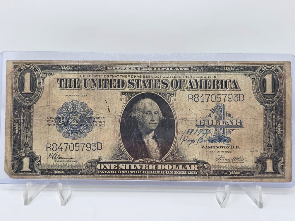 Series of 1923 $1 Large Size Silver Certificate