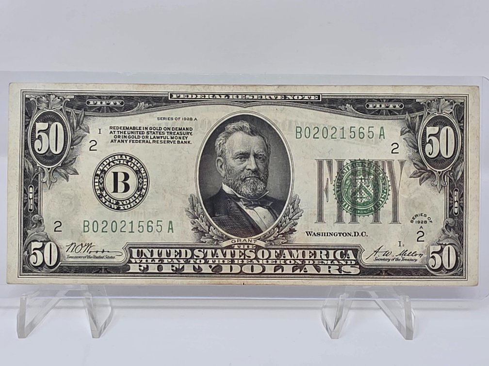 Series 1928 A $50 Federal Reserve Note