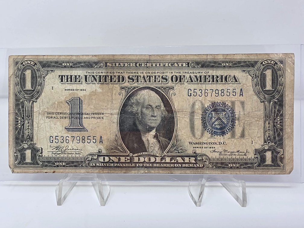 1934 Series United States $1 Silver Certificate