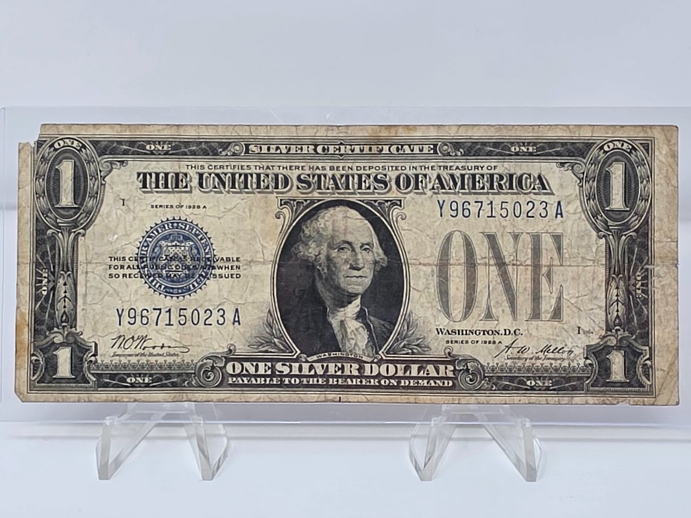 Series of 1928 A US One Dollar Silver Certificate
