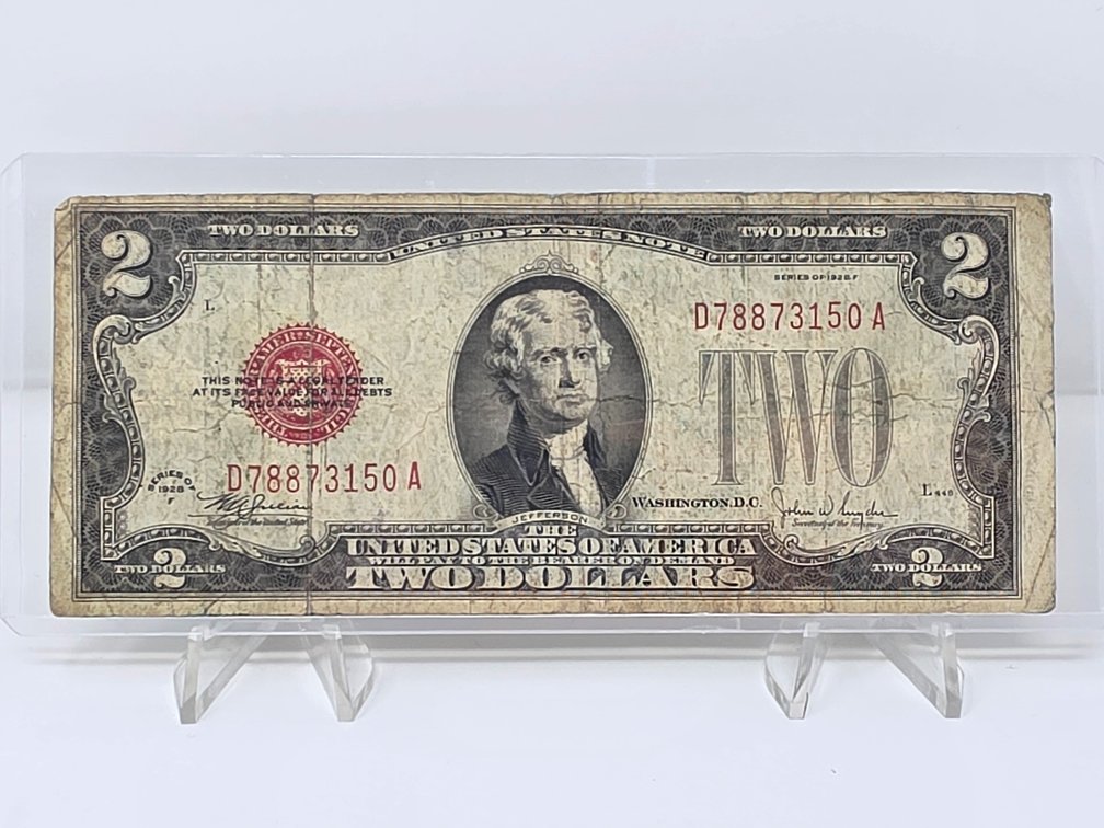 Series of 1928 F United States Two-Dollar Note