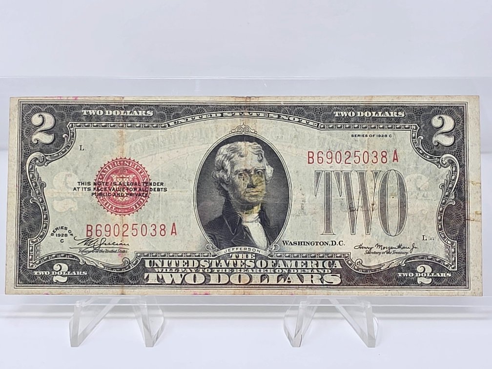 Series 1928 C United States $2 Note