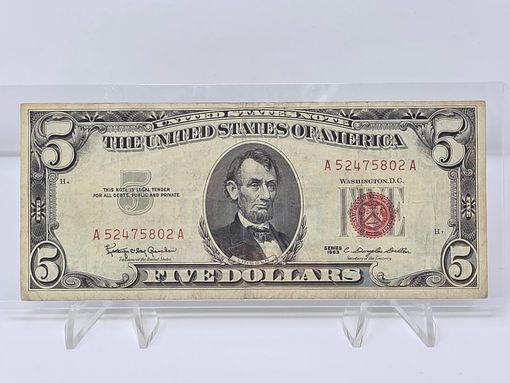 Series 1963 Five Dollar United States Note