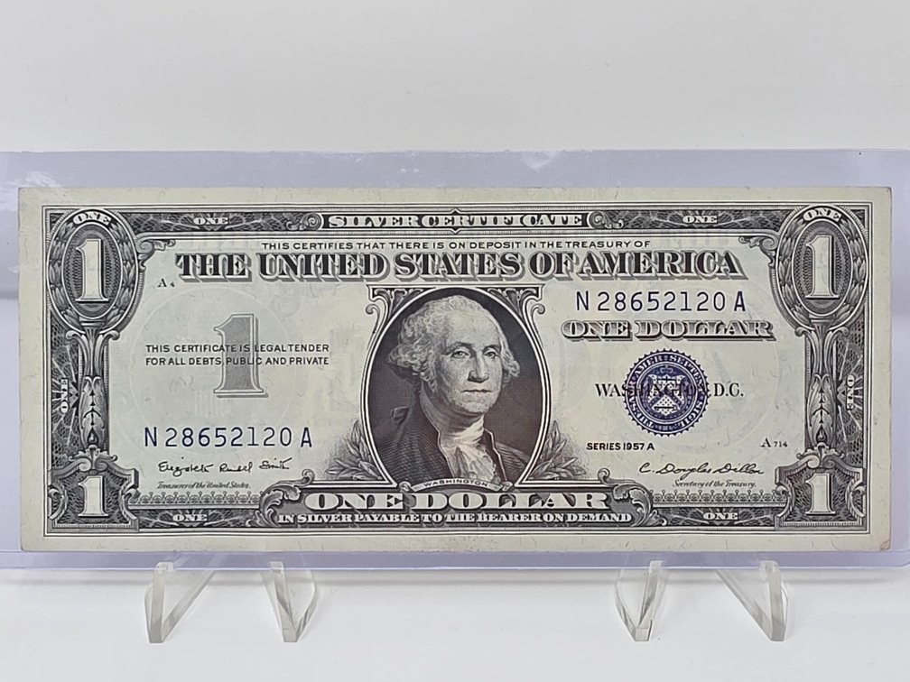 1957 A US One Dollar Silver Certificate