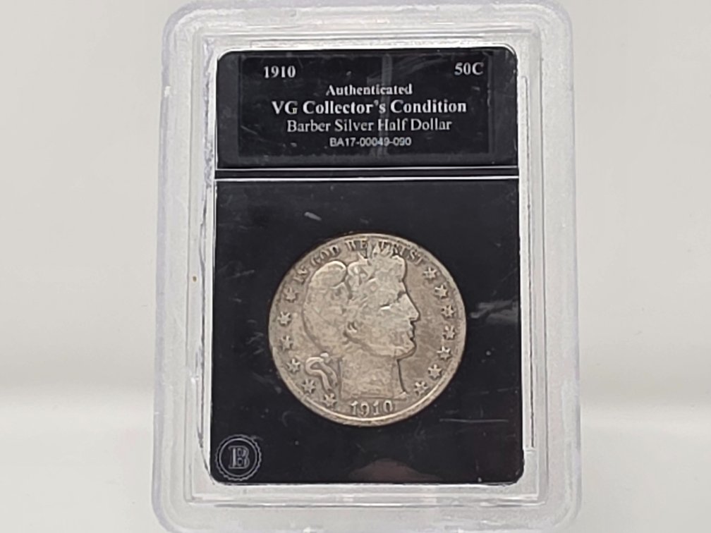 1910-S Barber Silver Half Dollar