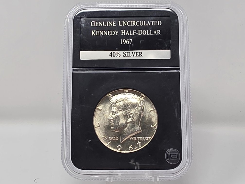 1967 U.S. Kennedy Half-Dollar 40% Silver