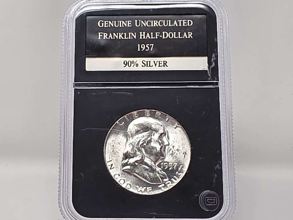 1957 Franklin Silver Half-Dollar