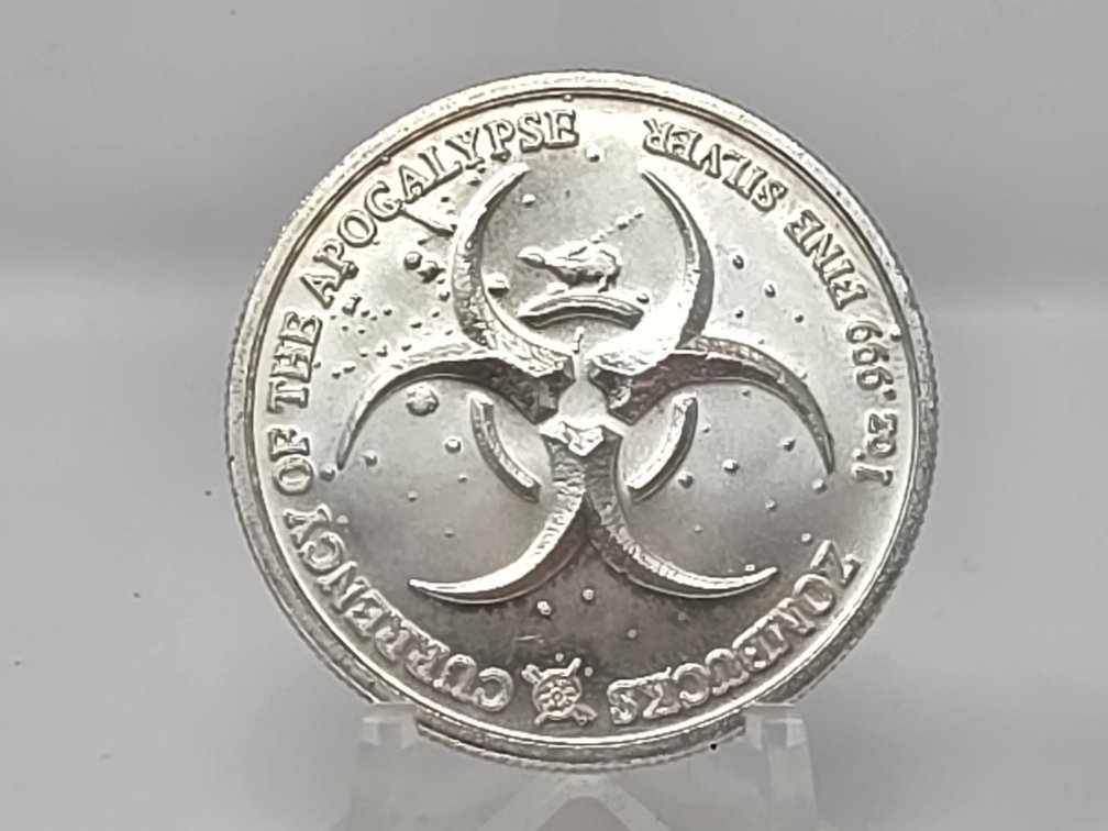 Zombucks Morgue Anne 1 oz .999 Fine Silver Round