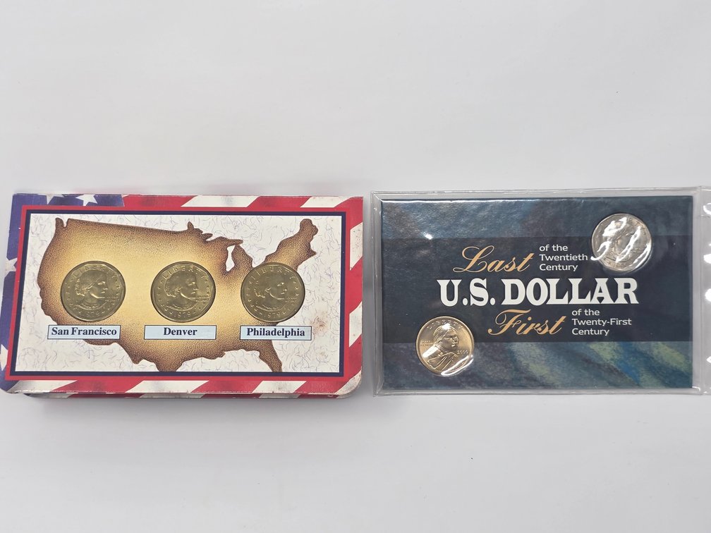 Susan B. Anthony and Sacagawea Dollar Sets