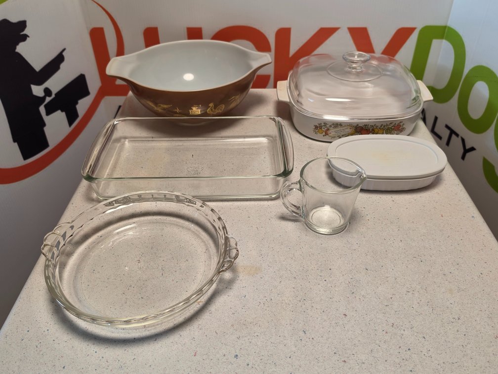 Vintage Pyrex and Corning Ware Cookware