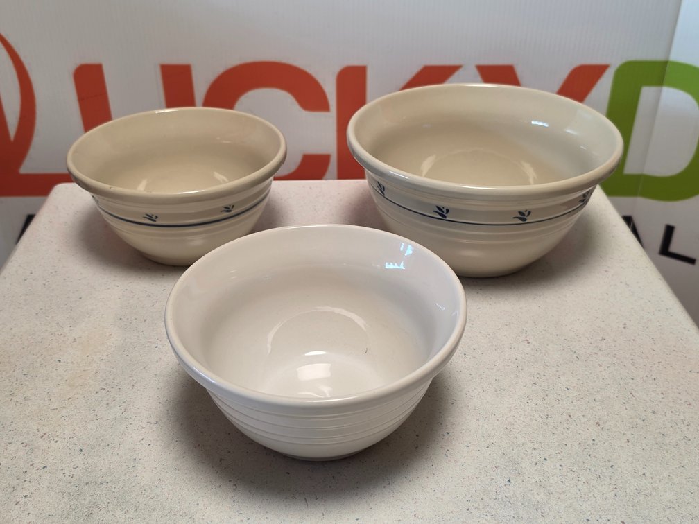 FP USA Roseville Ohio Stoneware Mixing Bowls
