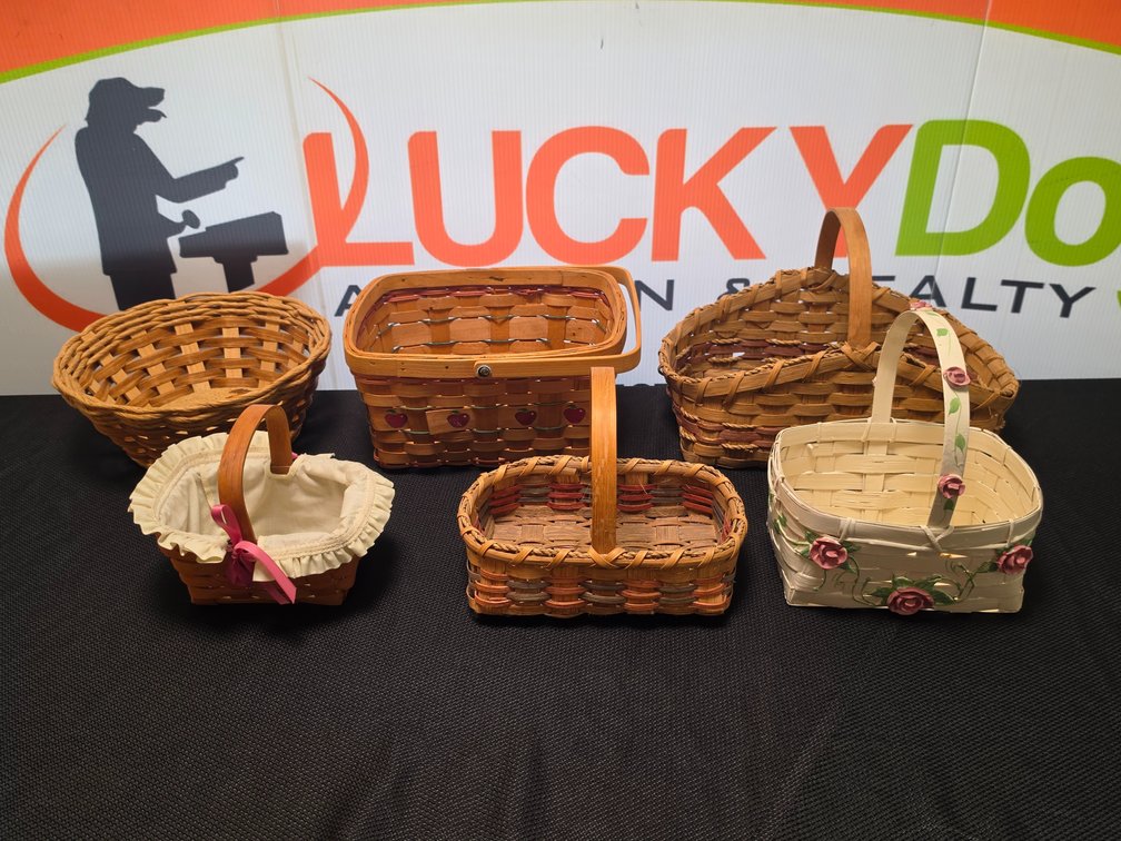 Longaberger Handwoven Wooden Baskets