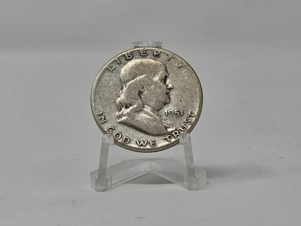 1951 Franklin Silver Half Dollar