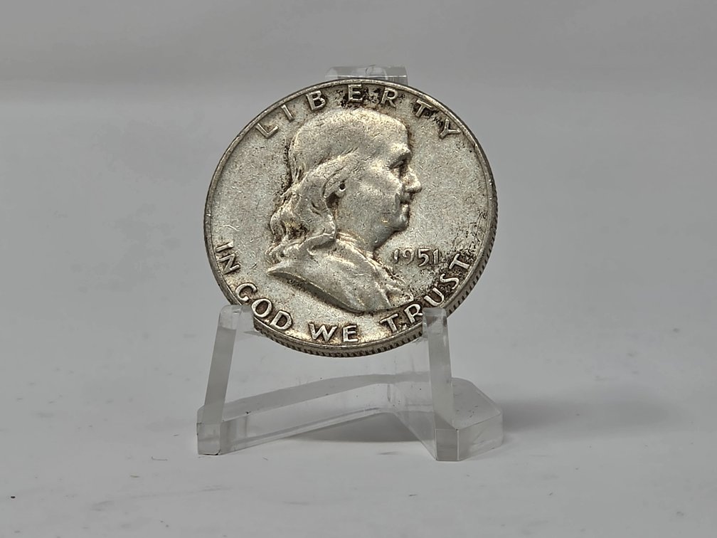 1951 Franklin Silver Half Dollar