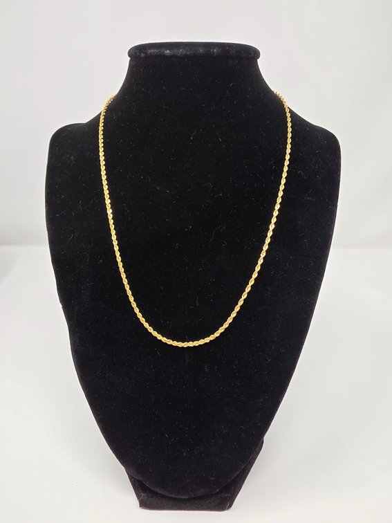 14kt Gold Rope Chain - 18" - 1.74 Grams