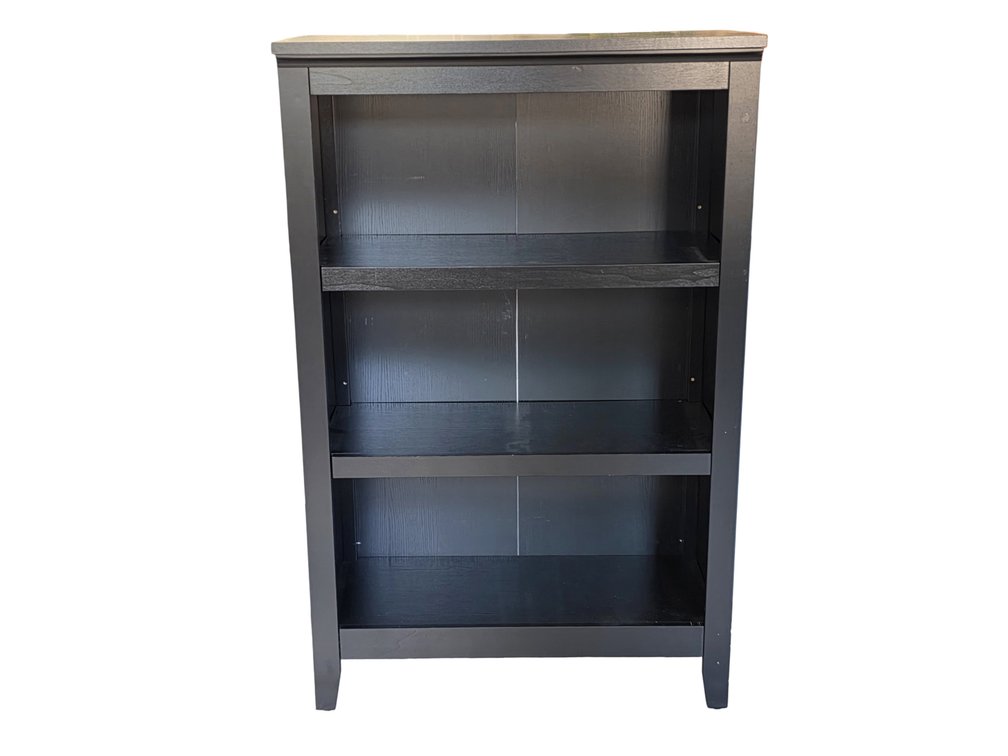 Black 3-Tier Bookcase - Measures 48" Tall x 31" Long x 14" Deep