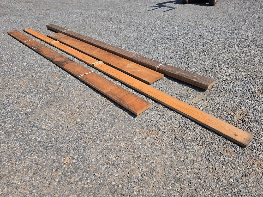 (2) 2"x10"x20' - (1) 2"x16"x14' - (1) 2"x9"x24' - (1) 2"x12"x20' (LVL BEAMS)