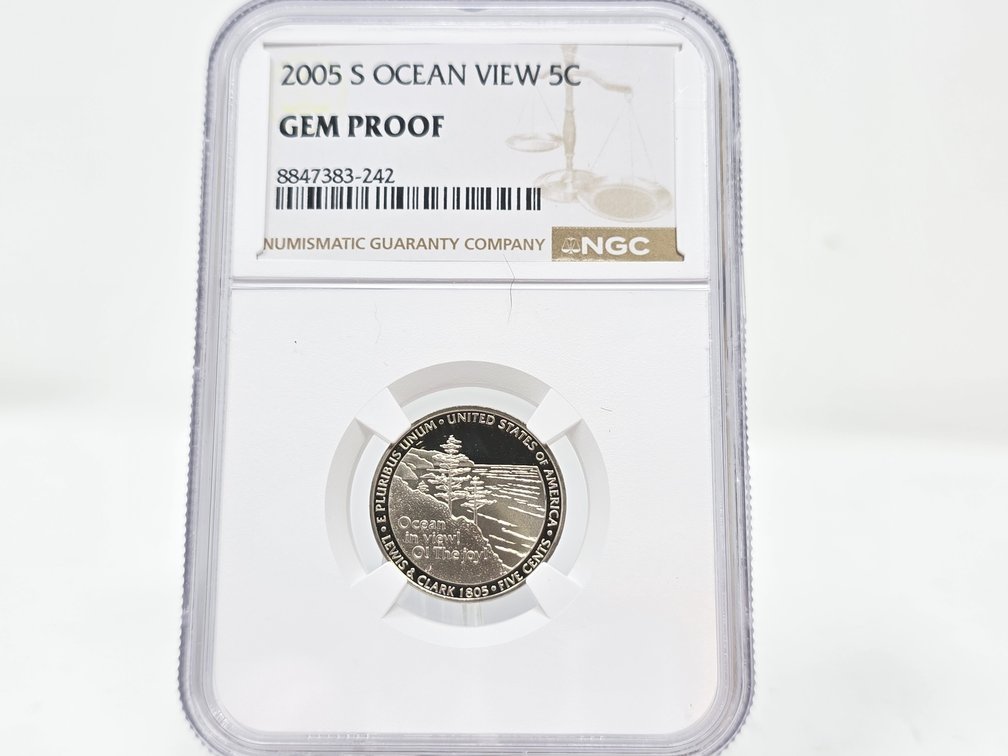 2005-S Ocean View Jefferson Nickel NGC Gem Proof