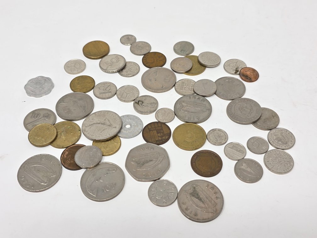(47) Assorted Foreign Coins