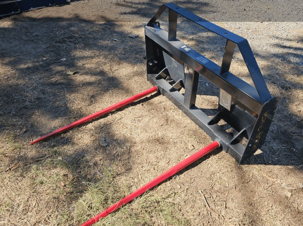 Unused Landhonor Skid Steer Bale Spear - Model: BS-12-2500G