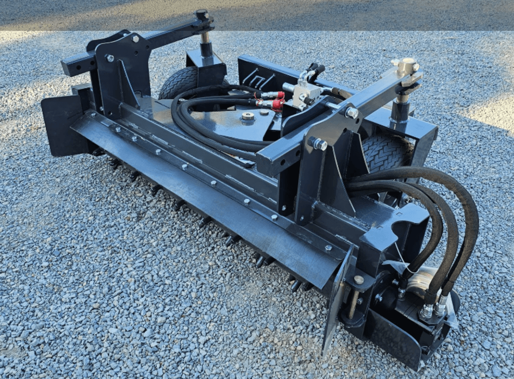 Unused Landhonor Skid Steer Harley Power Rake Attachment - Model: PR-12-72W