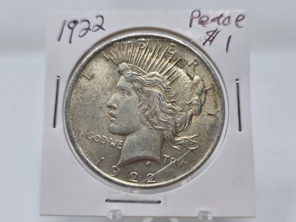 1922 United States Peace Silver Dollar