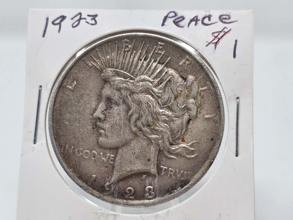 1923 United States Peace Silver Dollar