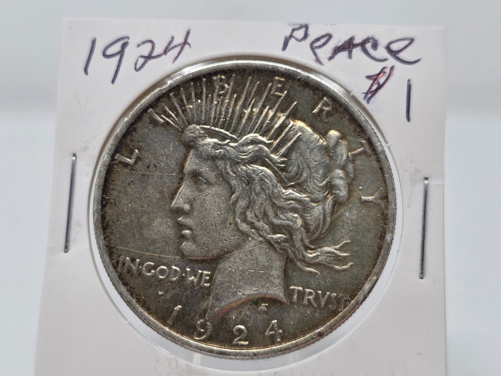 1924 United States Peace Silver Dollar