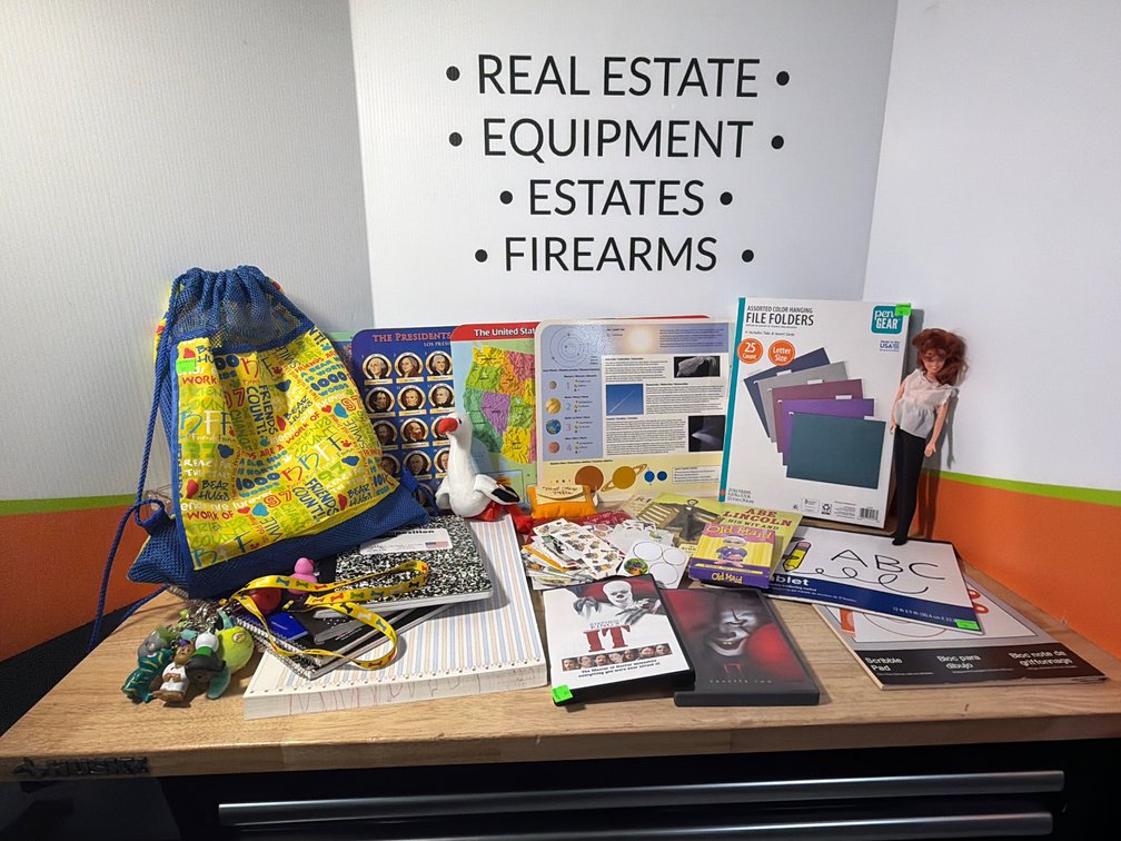 Assorted Office Supplies, Toys and Media Lot