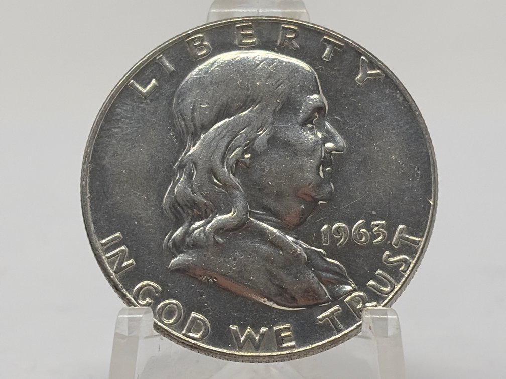 1963 Benjamin Franklin Half Silver Dollar