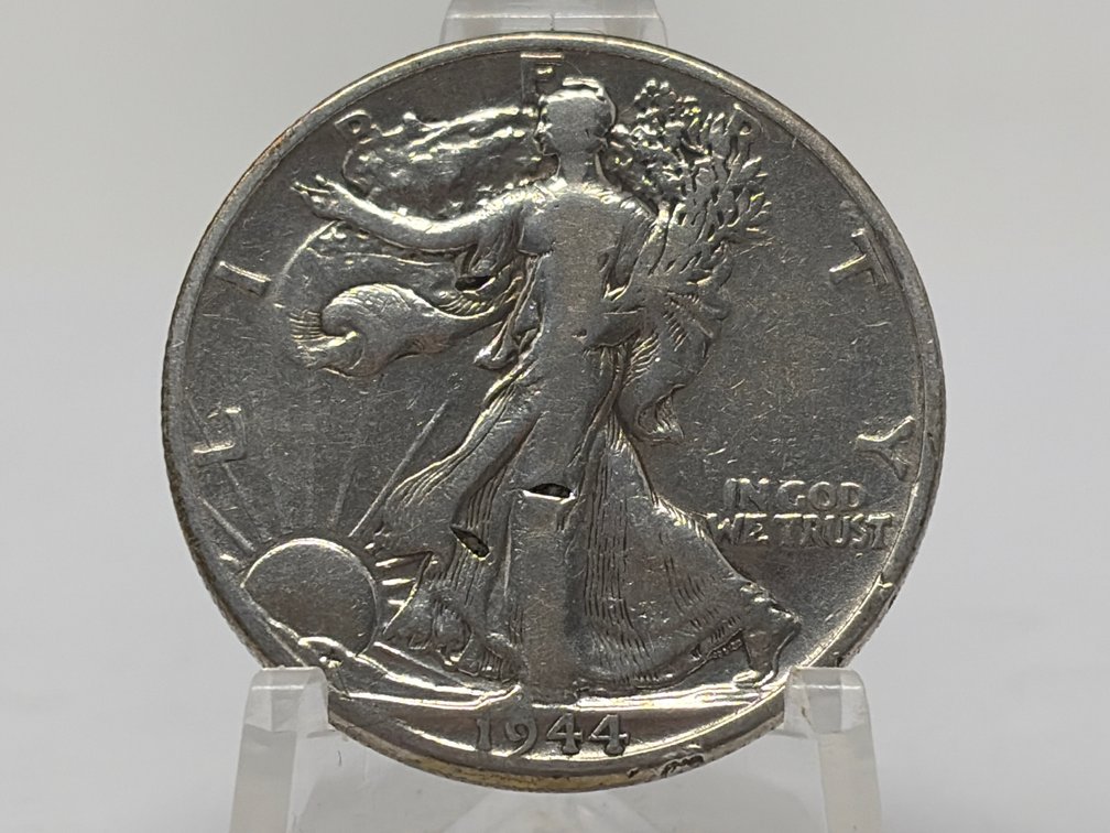 1944-D United States Walking Liberty Half Silver Dollar