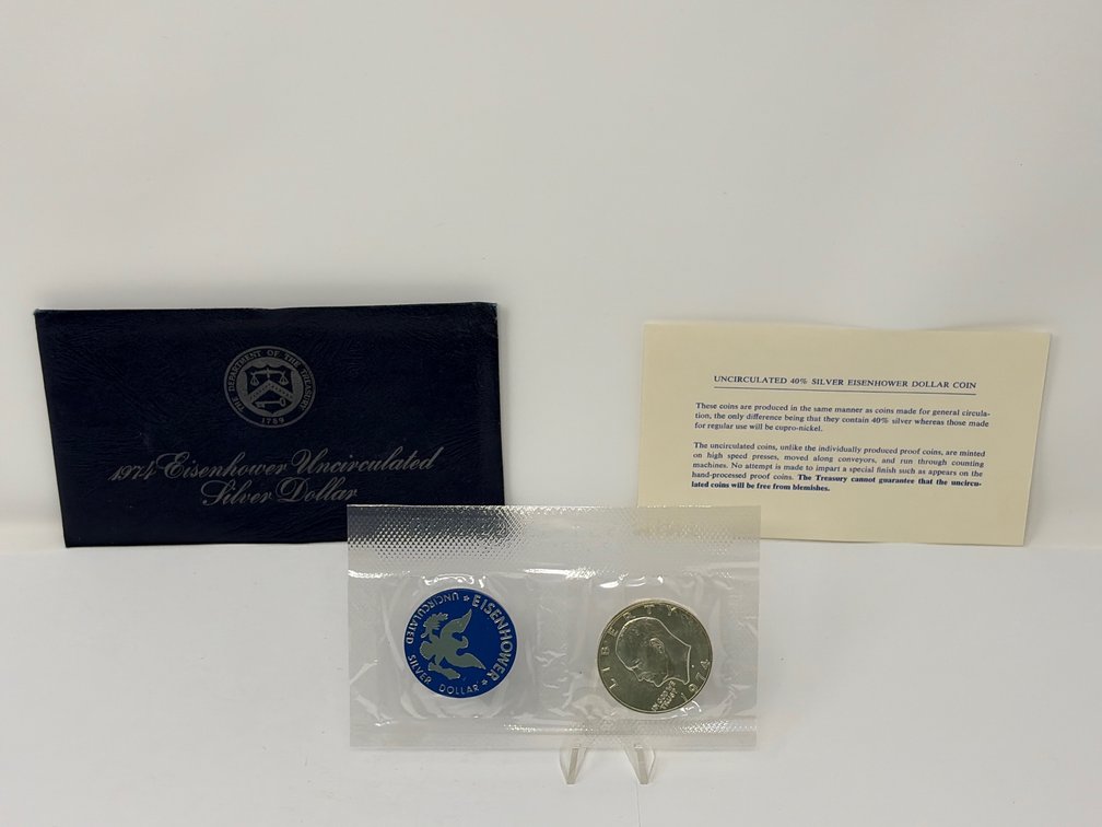 1974-S Eisenhower Uncirculated Silver Dollar