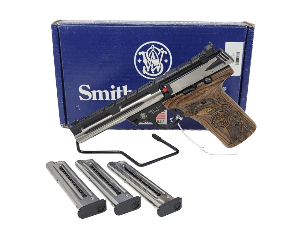 Smith & Wesson Model 22 - 22LR Semiautomatic Pistol w/ (3) Mags & Factory Box - Serial # UDD4128