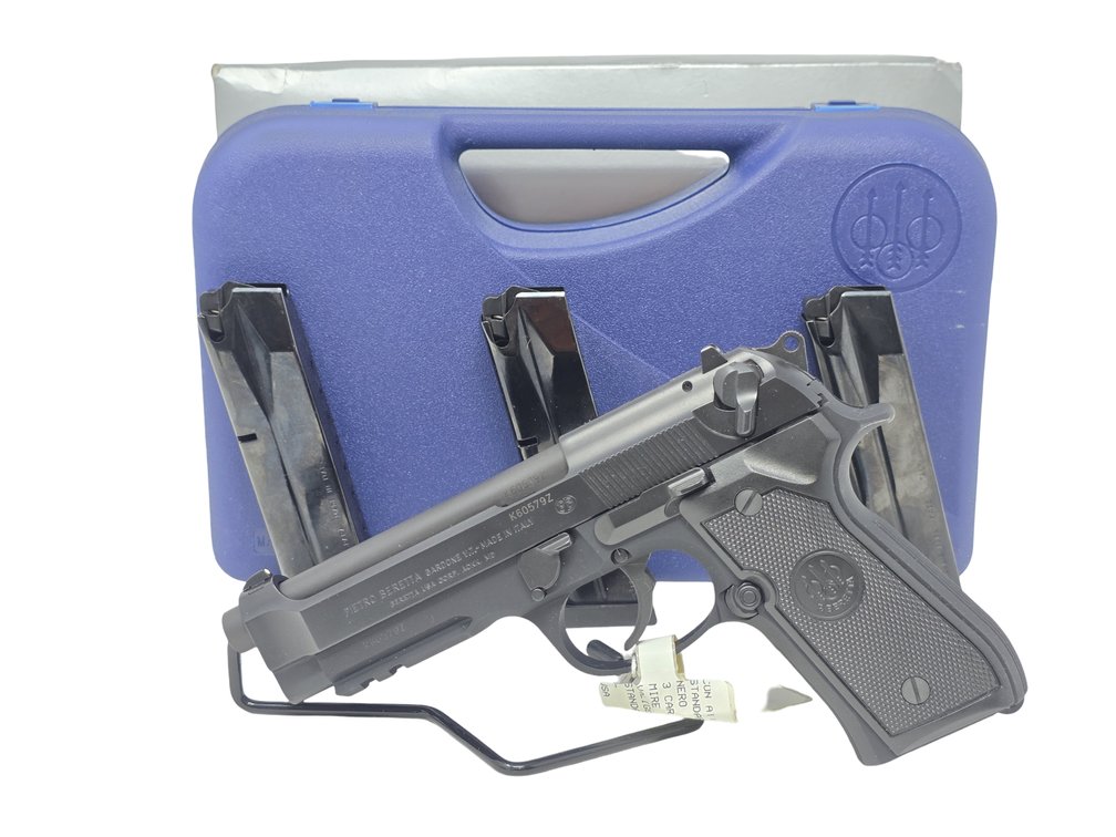 Beretta Model 92A1 Semiautomatic 9MM Pistol w/ (3) Mags & Factory Box - Serial # K60579Z
