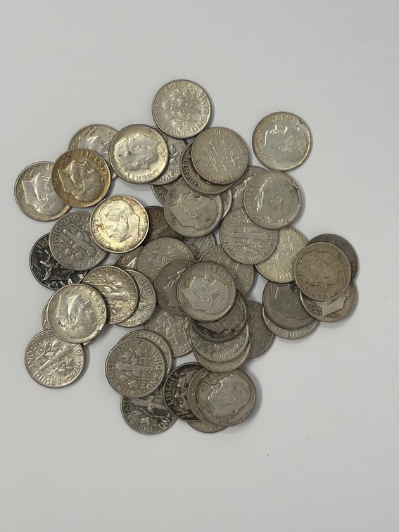 United States Silver Roosevelt Dimes