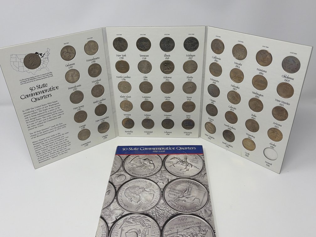 United States Mint 50 State Quarters Folder