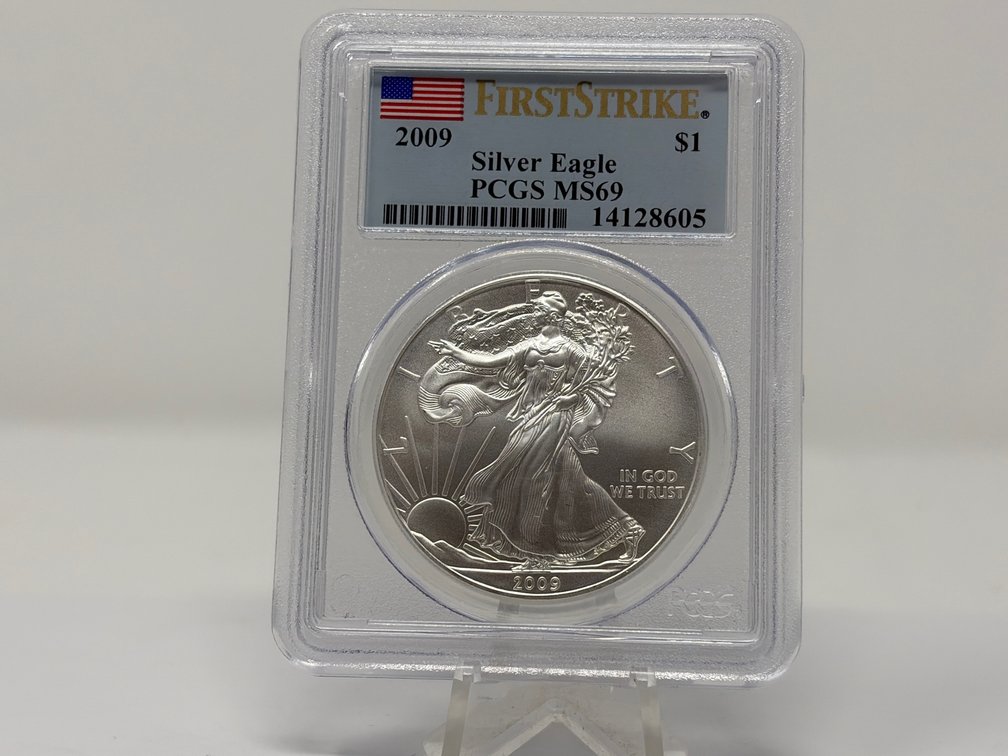 2009 American Silver Eagle PCGS MS69 FirstStrike