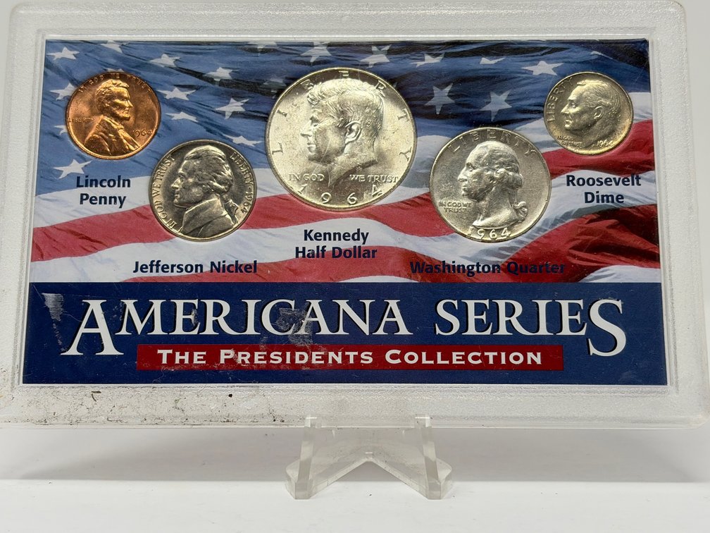 American Historic Society 1964 Americana Series Coin Set