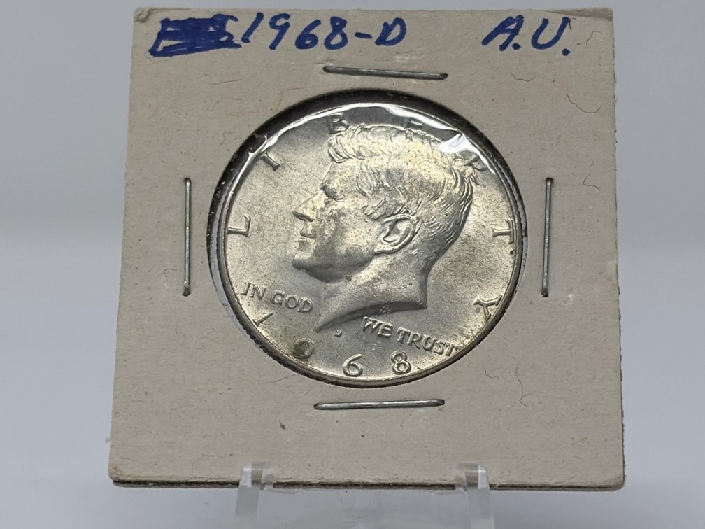 1968-D United States Kennedy Half Silver Dollar