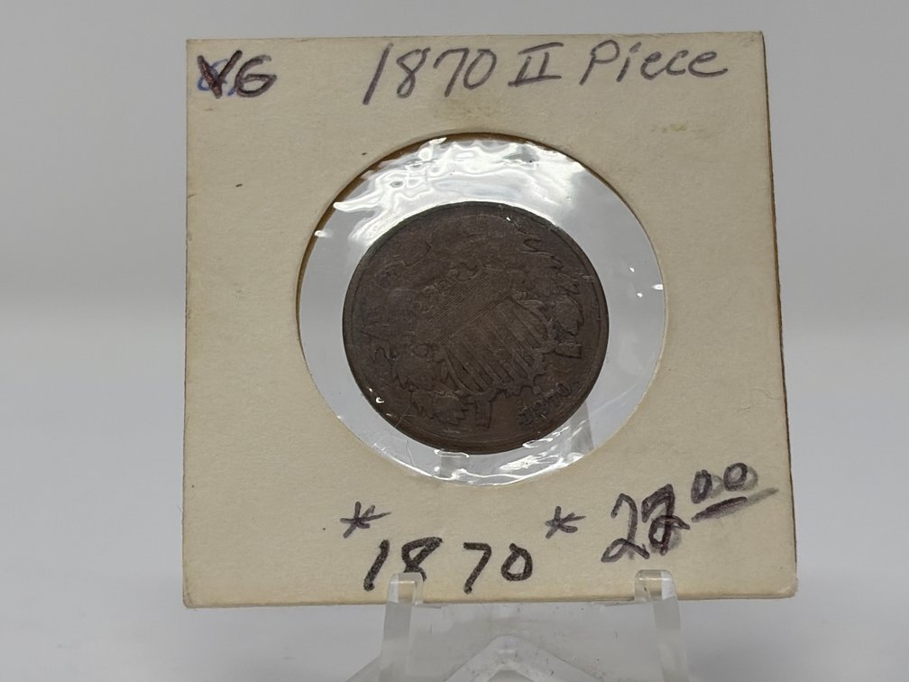 1870 United States Two-Cent Piece