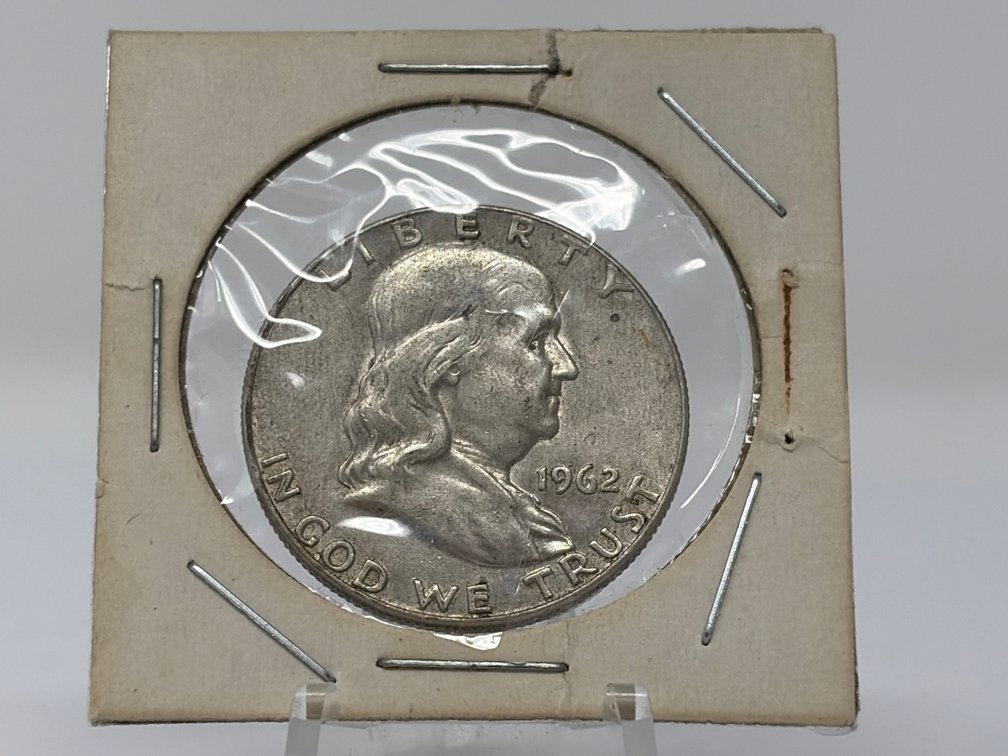 1962-D United States Franklin Half Silver Dollar