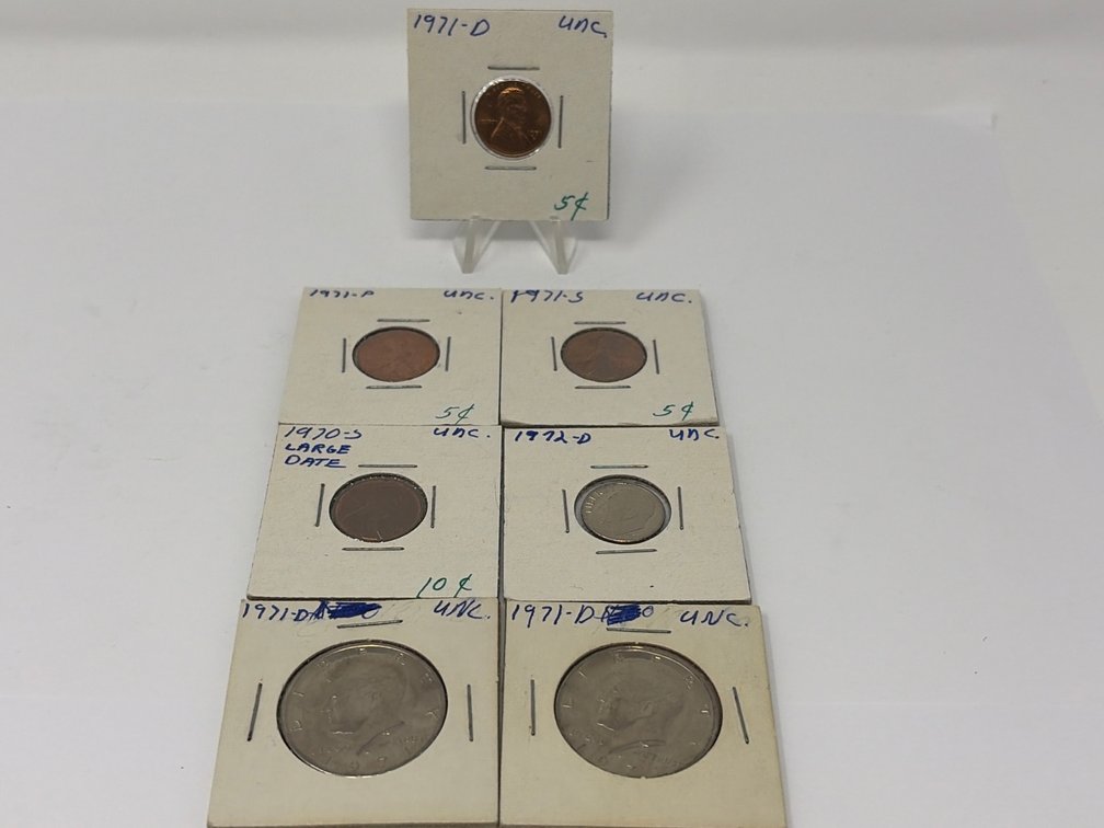 Assorted 1970s United States Coins
