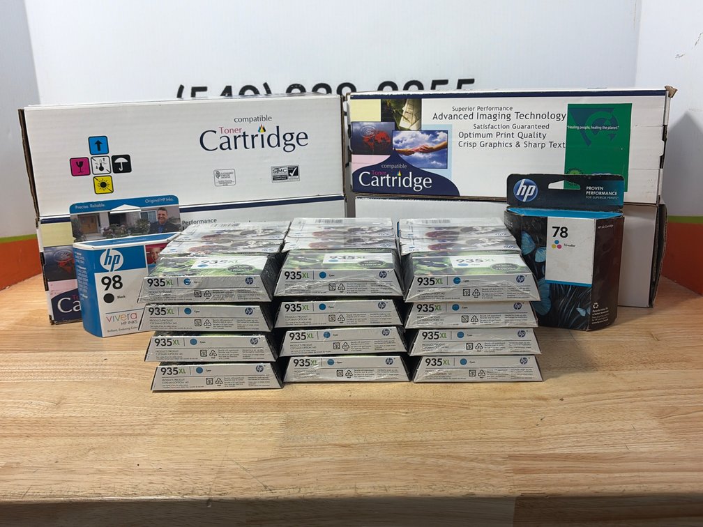 HP Ink Cartridges and VCE Compatible Toners