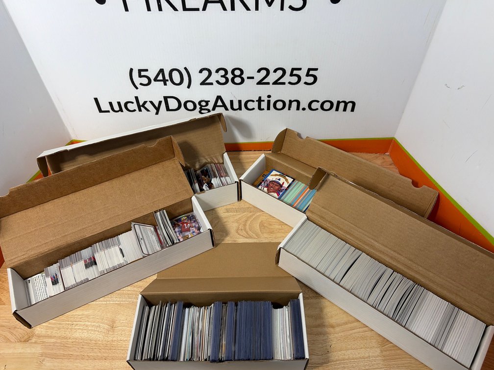 Assorted Sports Trading Cards (5 Boxes)