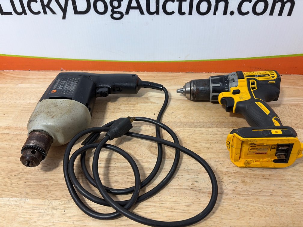 Black & Decker and DeWalt Power Drills