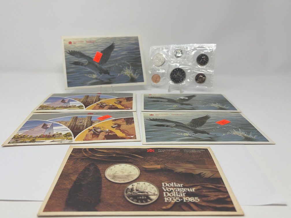 Royal Canadian Mint Uncirculated Coin Sets (5)