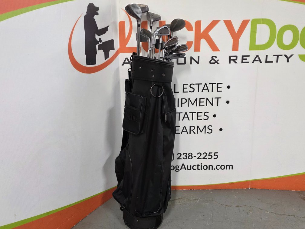 Foremost and Knight Golf Clubs with Golf Bag